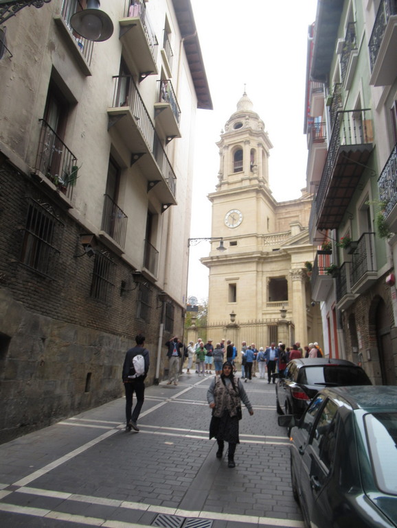 De grote kathedraal van Pamplona